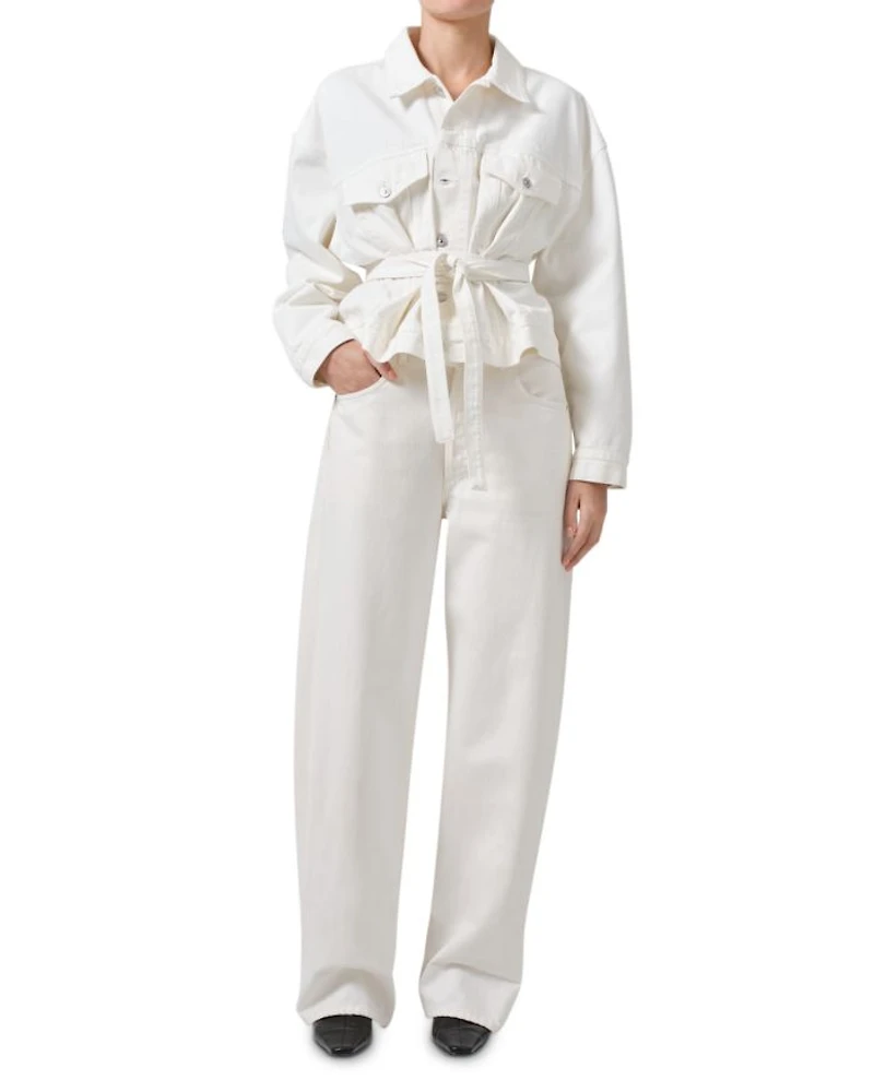 Ayla High Rise Baggy Wide Leg Jeans Pashmina