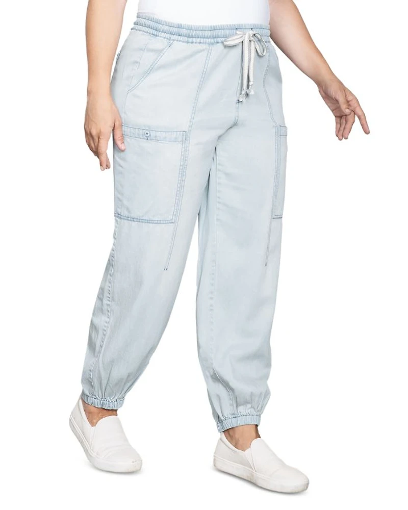 Plus Low Slung Pull On Pants