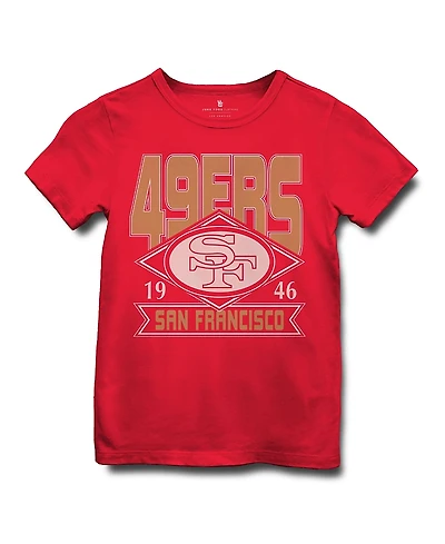 Junk Food Clothing Unisex Nfl San Francisco 49ers Overtime Tee - Little Kid, Big Kid