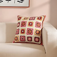 Roselli Trading Cozy Corner Crocheted Pillow