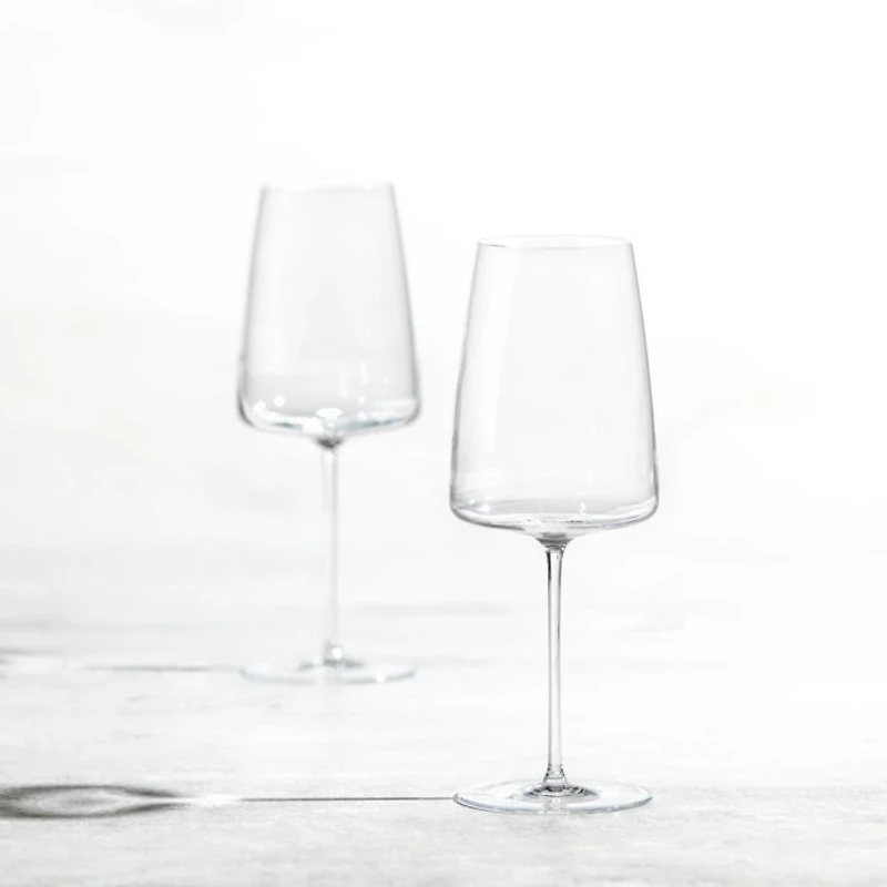 Handmade Simplify Red Wine Glass, Set of 2