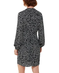 Chain Print Flippy Dress