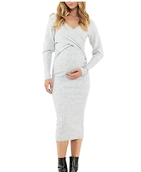 Ripe Maternity Heidi Nursing Knit Dress