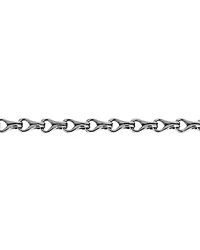 Sterling Silver Small Twisted Eight Link Bracelet
