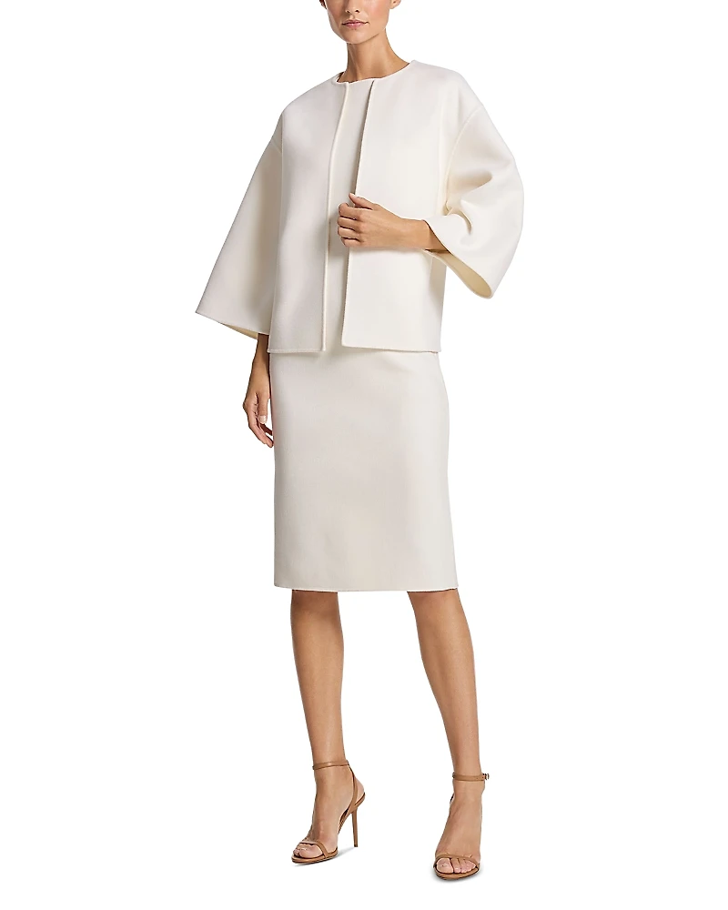 Michael Kors Collection Virgin Wool Kimono Jacket