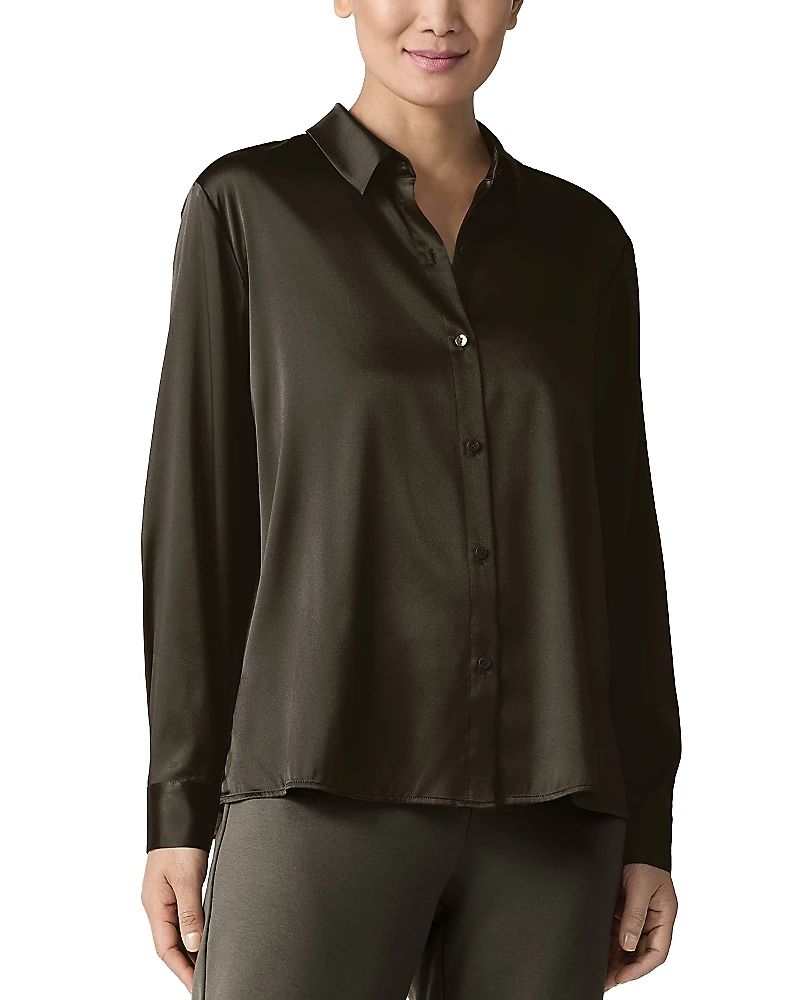 Eileen Fisher Classic Collared Shirt