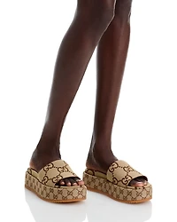 Women's Platform Slide Sandals