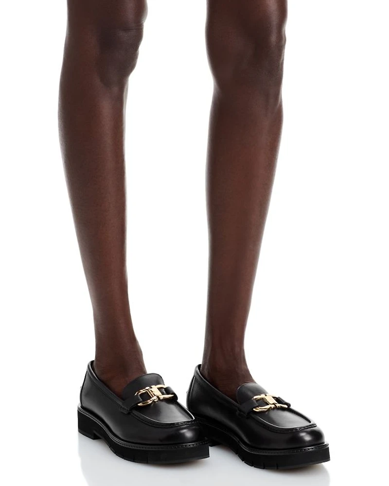 Women's Maryan Gancini Lug Sole Loafers