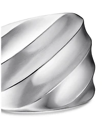 Sterling Silver Cable Edge Saddle Ring