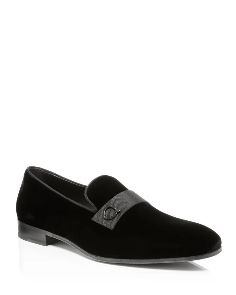 Men's Lapo Velvet Smoking Slipper Loafers