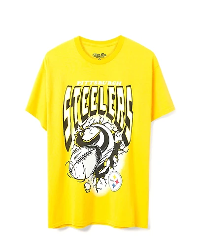 Junk Food Clothing Unisex Nfl Pittsburgh Steelers Breakthrough Flea Market Tee