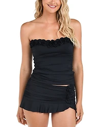 La Blanca Ig Ruffle Bandeau Tankini Top