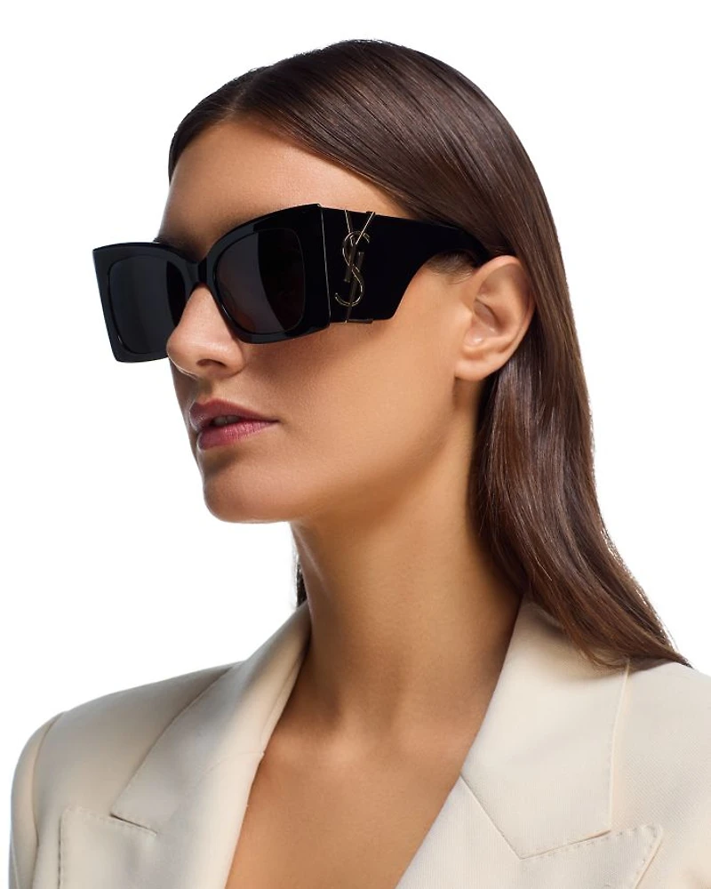 Blaze Monogram Cat Eye Sunglasses, 54mm