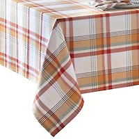 Elrene Home Fashions Seneca Plaid Harvest Cotton Rectangle Tablecloth