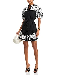 Agathe Puffed Sleeve Dress