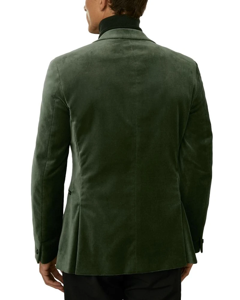 Aspara Peak Velvet Blazer