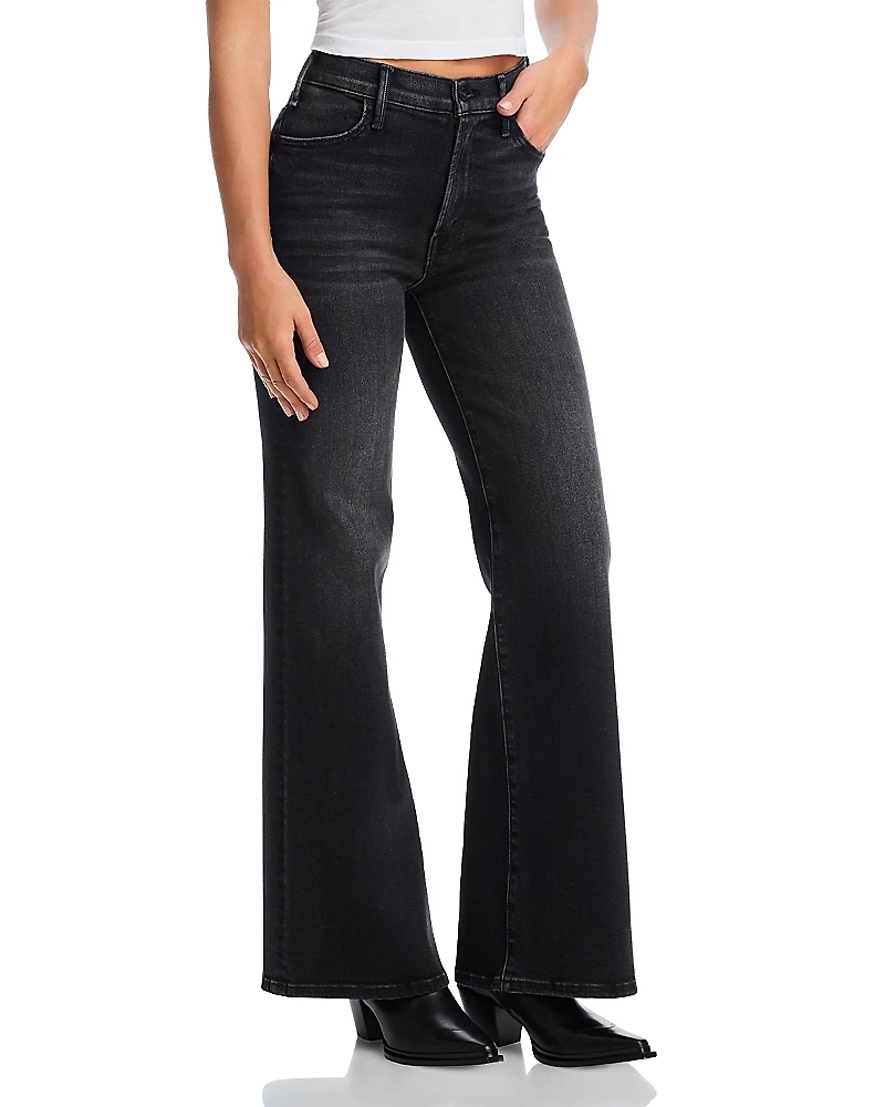 Mother Petites Lil' Hustler Roller Sneak High Rise Jeans