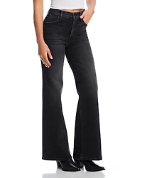 Mother Petites Lil' Hustler Roller Sneak High Rise Jeans