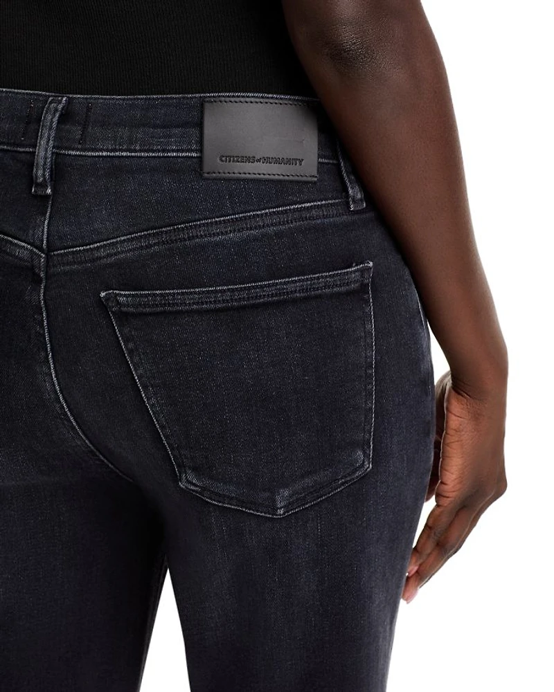 Palma High Rise Ankle Straight Jeans Medallion