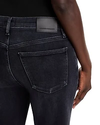 Palma High Rise Ankle Straight Jeans Medallion