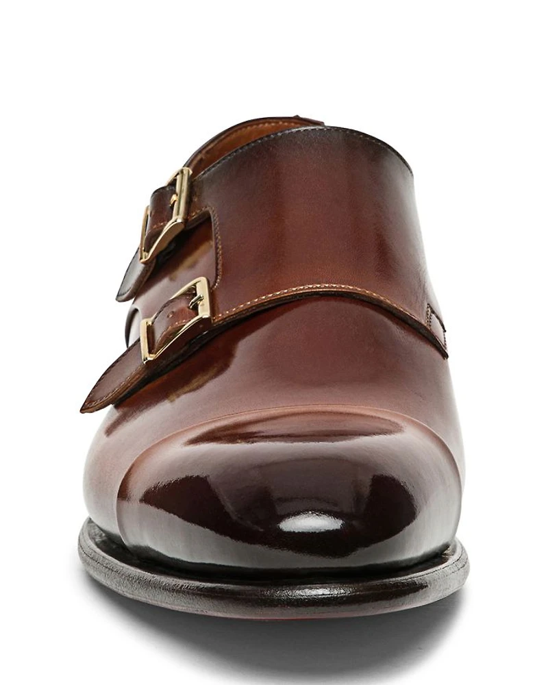 Men's Carter Cap Toe Double Monk Strap Dress Shoes