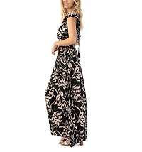 Dahlia Tie Dye Cover Up Maxi Dress