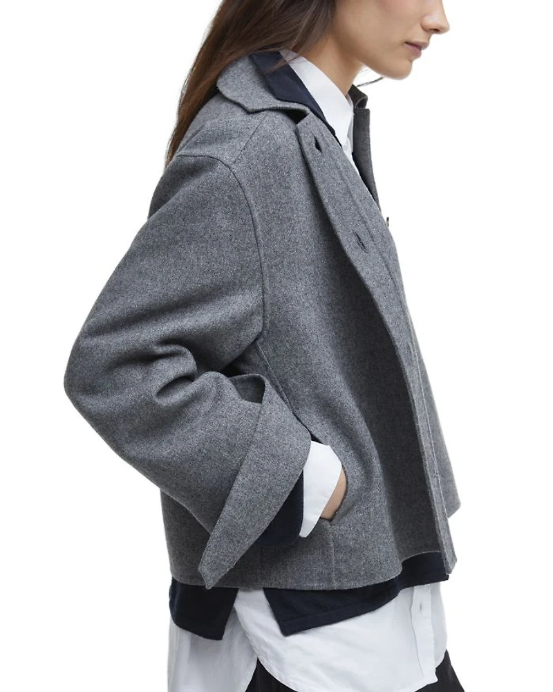 Emery Wool Blend Overshirt