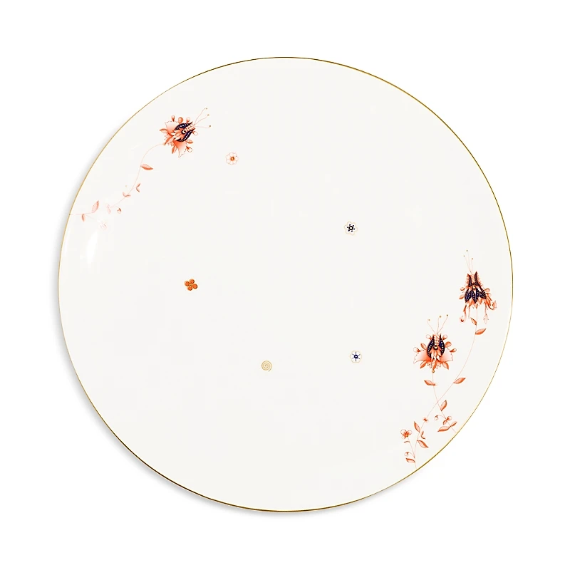 Richard Brendon Dragon Flower Coupe Dinner Plate