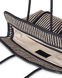 Forna Striped Raffia Tote
