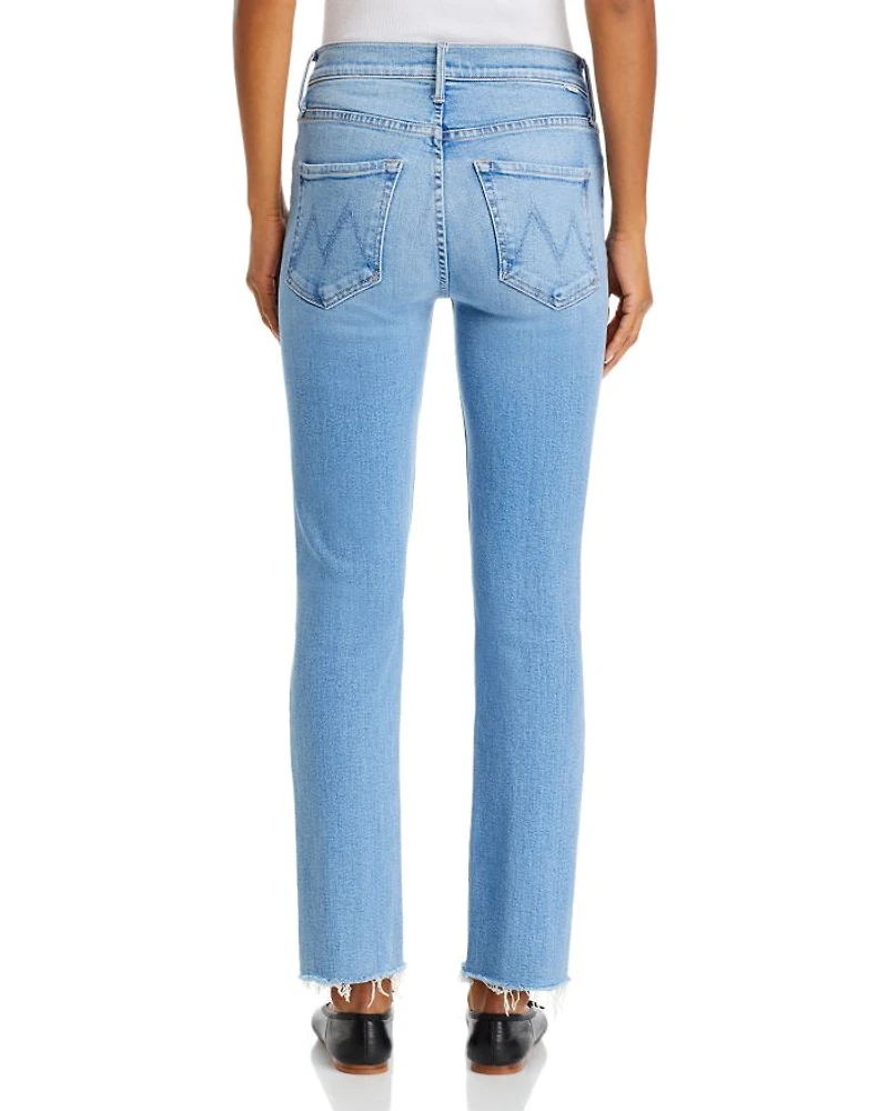 Dazzler Mid Rise Ankle Fray Jeans Blessing Disguise