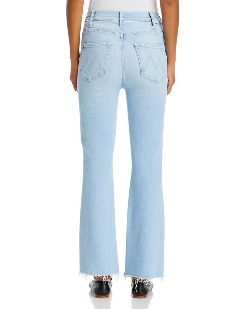 The Hustler Fray High Rise Ankle Jeans Ball Your Court