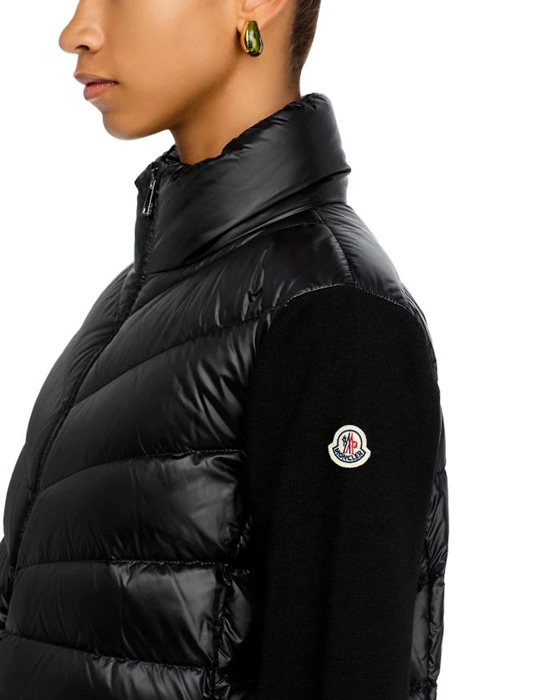 Cardigan Puffer Jacket