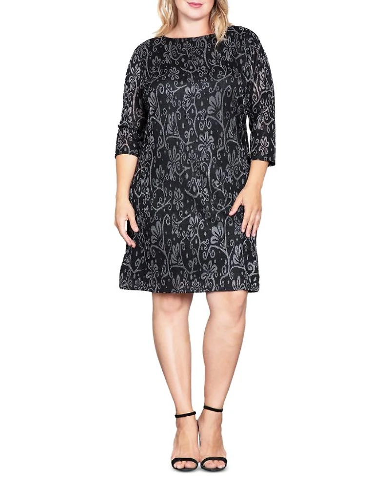 Printed Shift Dress