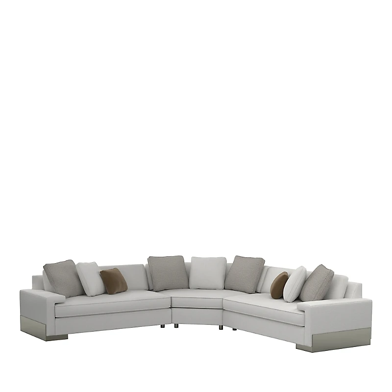 Caracole I'm Shellfish 3 Piece Sectional Sofa