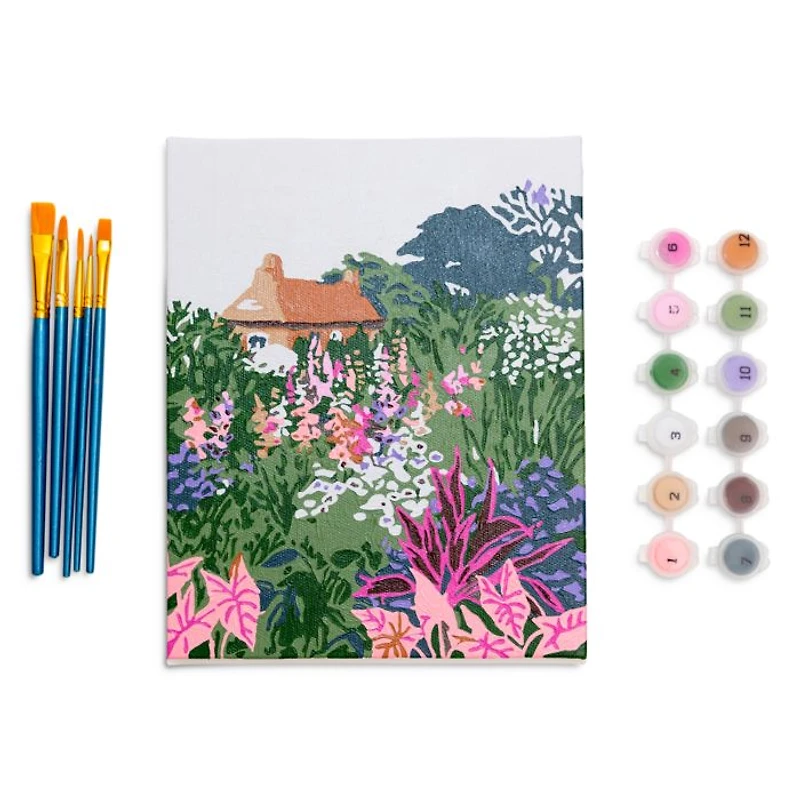 Lush Garden Mini Paint By Numbers Kit