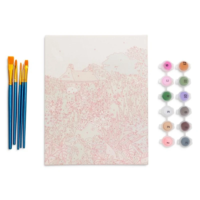 Lush Garden Mini Paint By Numbers Kit