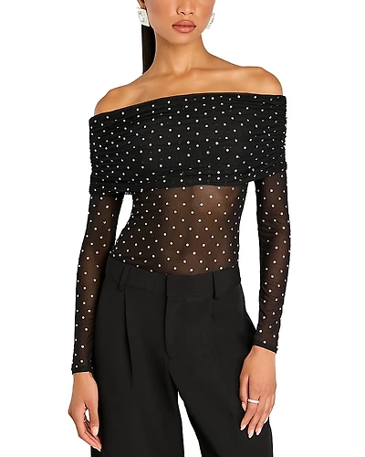 Retrofete Oriana Mesh Top