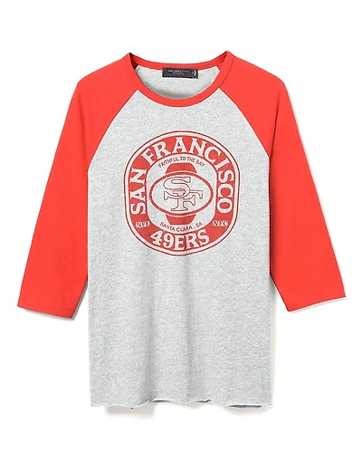 Junk Food Clothing Unisex Nfl San Francisco 49ers Elite Raglan