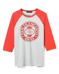 Junk Food Clothing Unisex Nfl San Francisco 49ers Elite Raglan