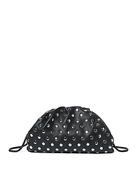 Loeffler Randall Bailey Pleated Leather Clutch