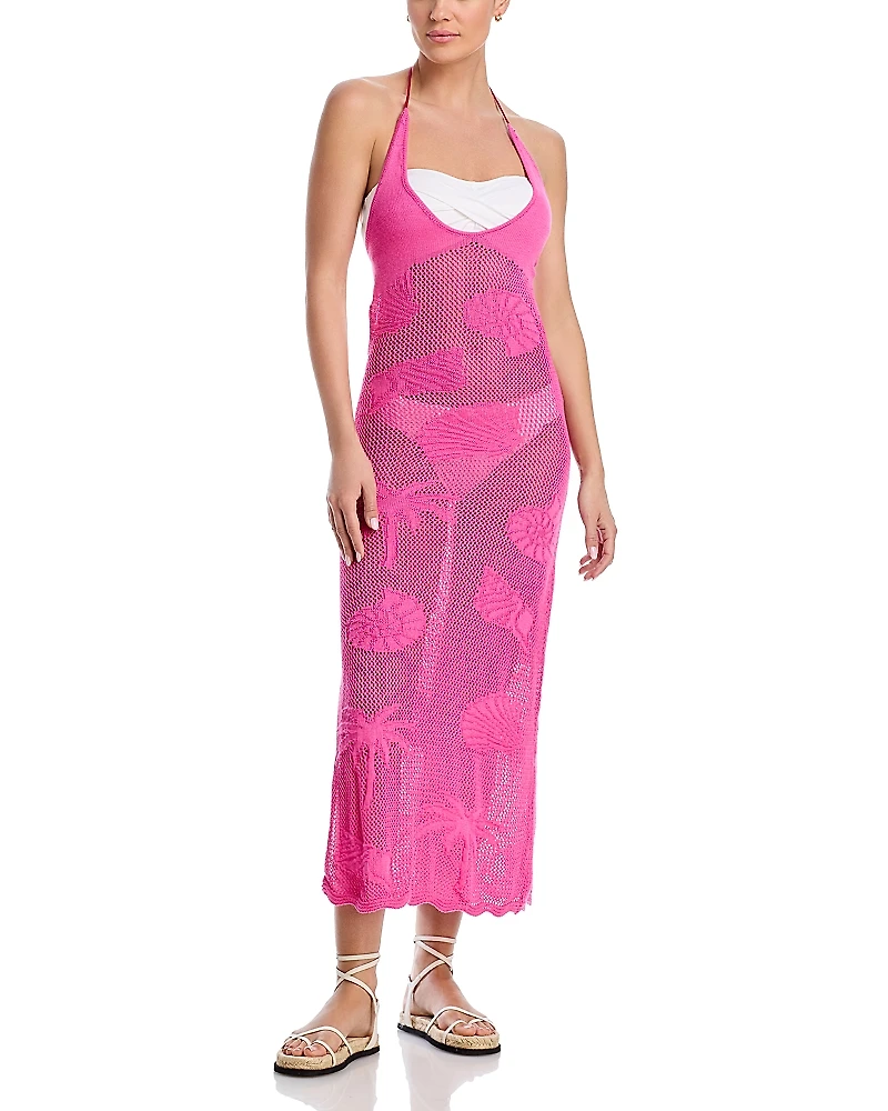 Capittana Arlene Crochet Swim Cover Up Dress