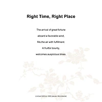 Crystal Fruit, Orange, Right Time, Right Place