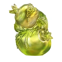 Liuli Nature, Pomegranates, Vase, Pen Holder, Talent Conquers All