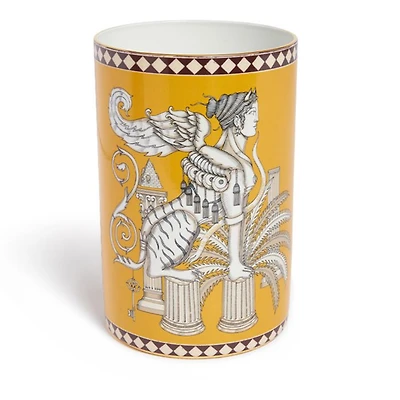 Sphynx Saffron Pillar Vase