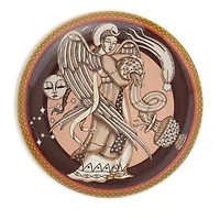 Angel Brown Decorative Plate