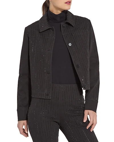 Lysse Plus Nala Embellished Denim Jacket