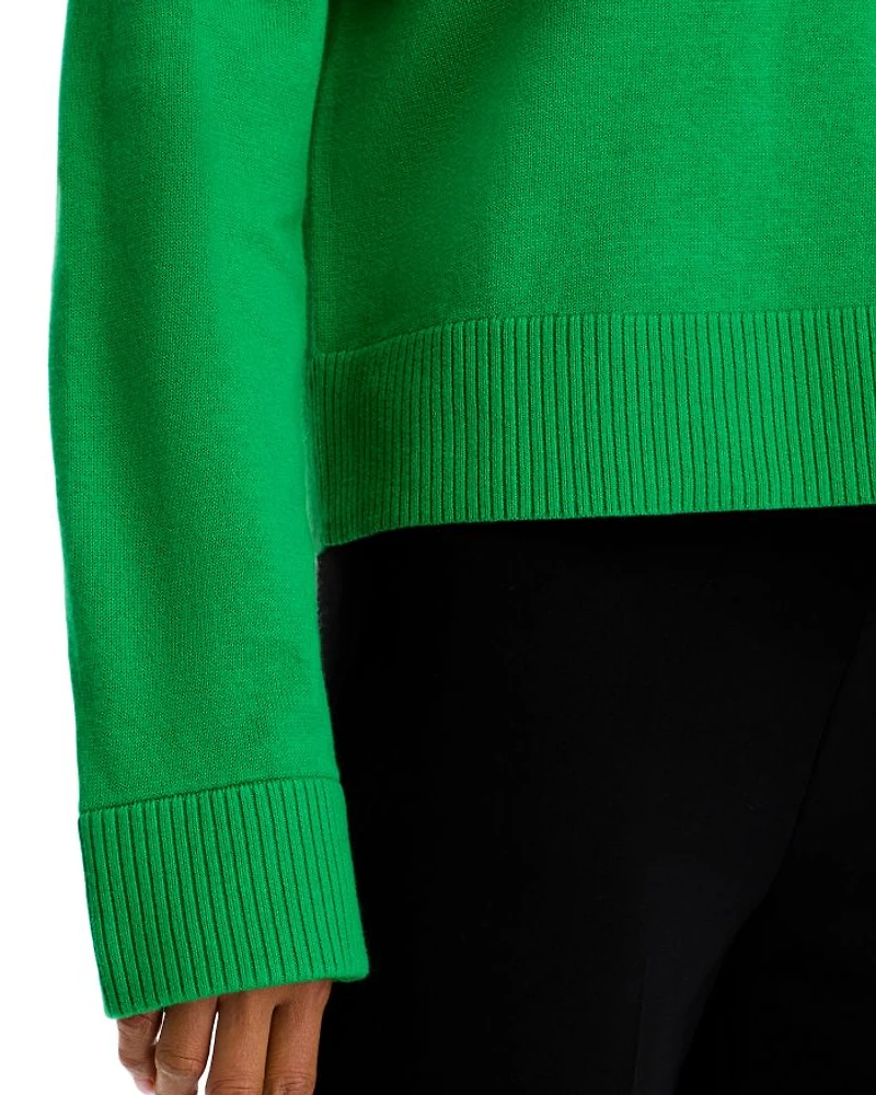 Long Sleeve Cotton & Cashmere Polo