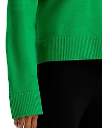 Long Sleeve Cotton & Cashmere Polo