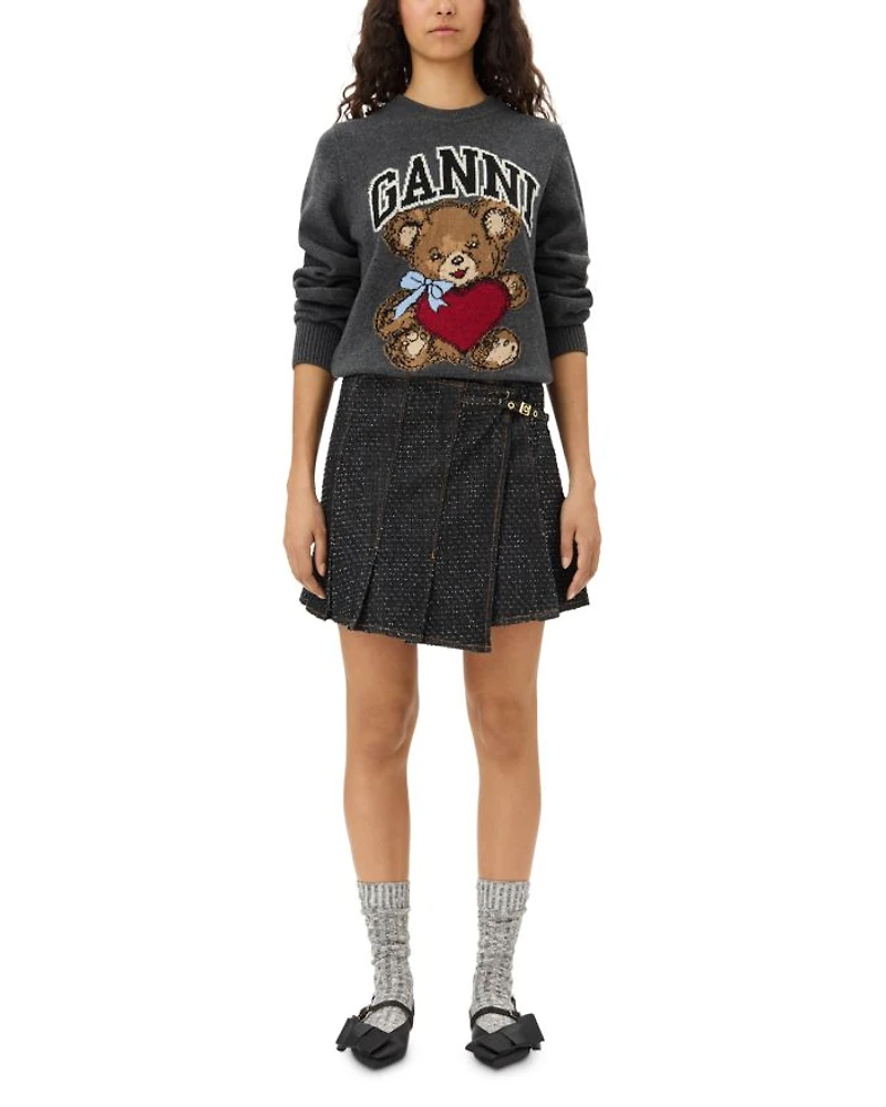 Graphic Bear Pullover Sweater