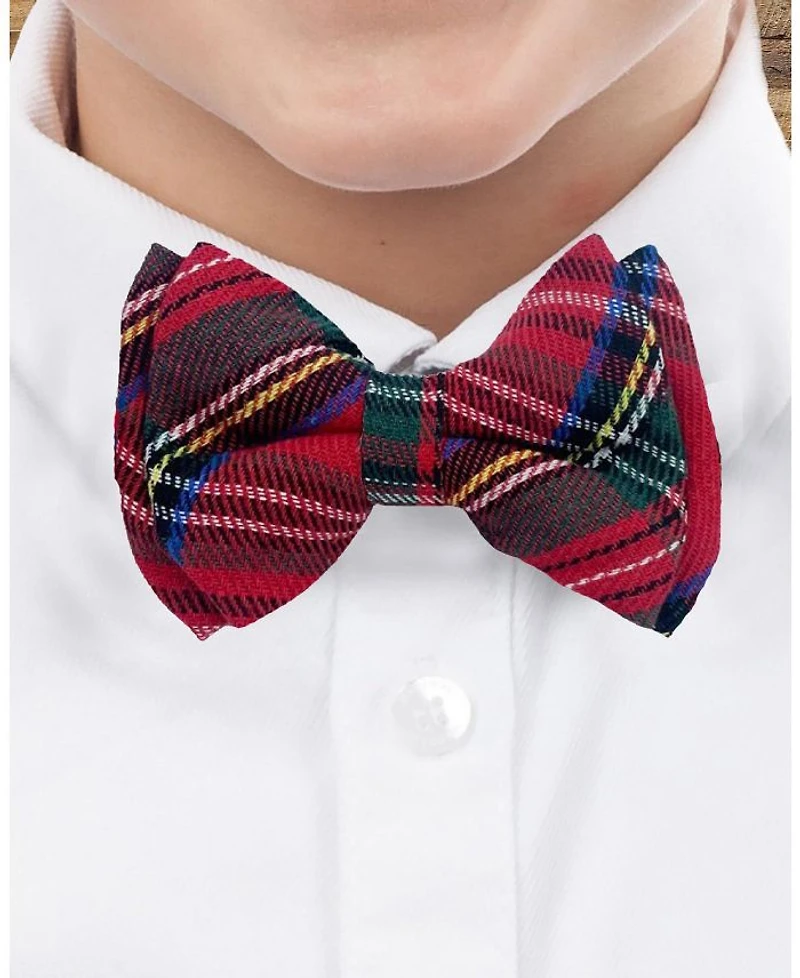 Boys' Plaid Bow Tie - Little Kid, Big Kid